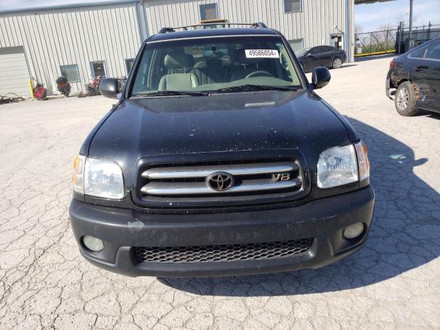 5TDBT48A54S231497 - 2004 TOYOTA SEQUOIA LIMITED BLACK photo 5