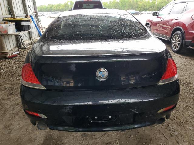 WBAEH13537CR51679 - 2007 BMW 650 I BLACK photo 6