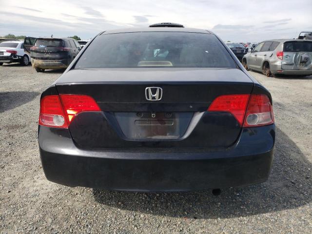 JHMFA16516S011357 - 2006 HONDA CIVIC LX BLACK photo 6