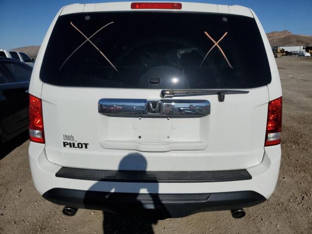 5FNYF3H49FB020395 - 2015 HONDA PILOT EX WHITE photo 6