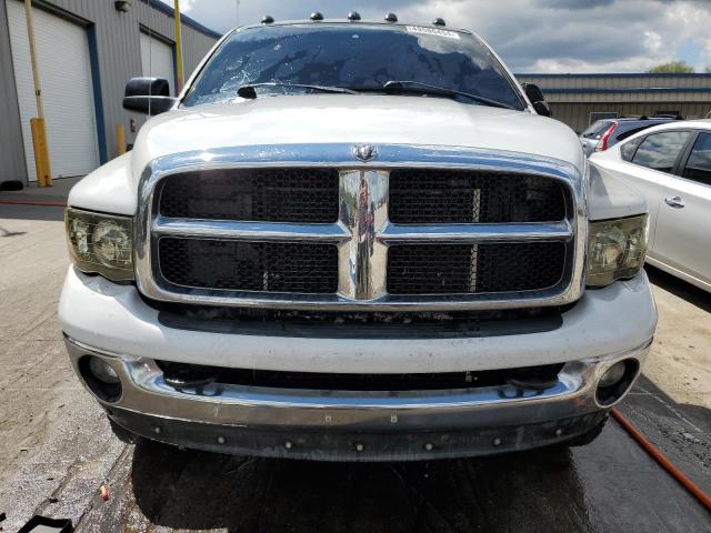 3D7KS28C75G762621 - 2005 DODGE RAM 2500 ST WHITE photo 5