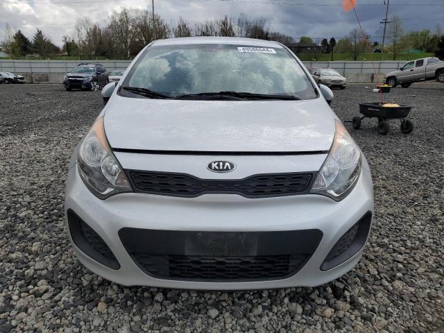 KNADM5A30F6514994 - 2015 KIA RIO LX SILVER photo 5