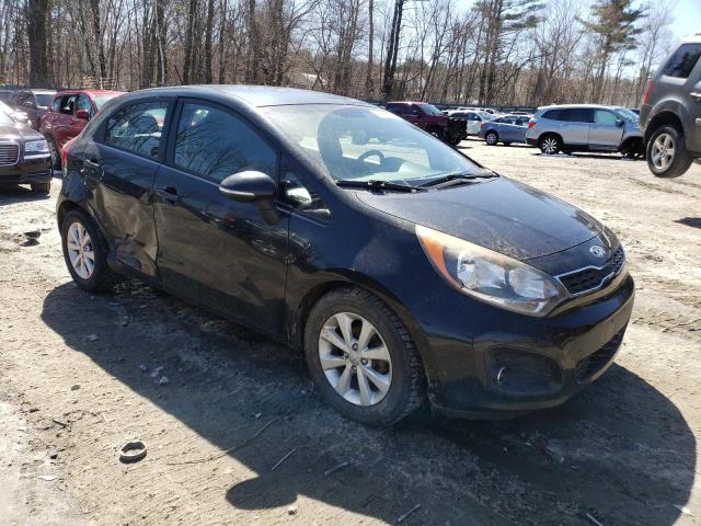 KNADN5A32E6413595 - 2014 KIA RIO EX BLACK photo 4