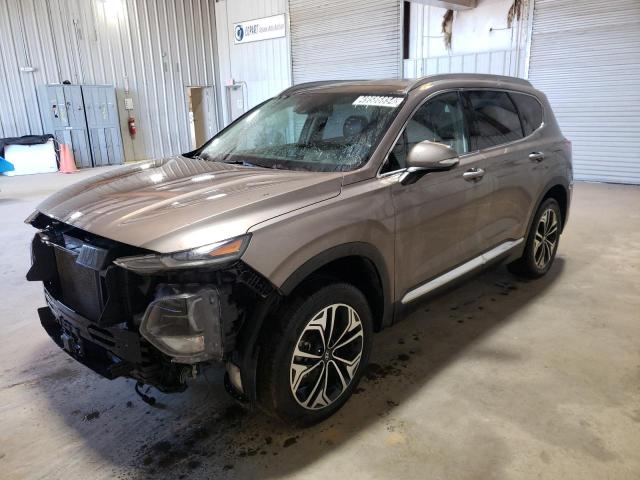 5NMS53AA2KH034270 - 2019 HYUNDAI SANTA FE LIMITED BROWN photo 1