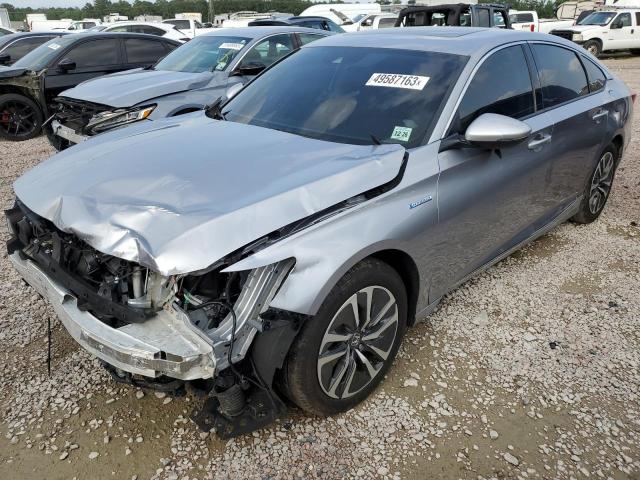 1HGCV3F54NA004770 - 2022 HONDA ACCORD HYBRID EXL SILVER photo 1