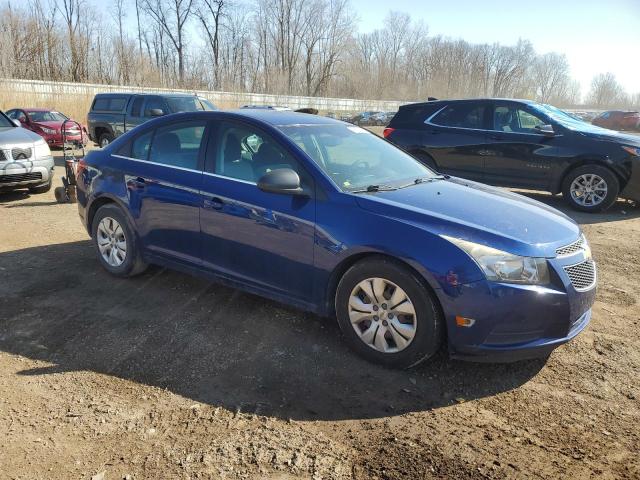 1G1PC5SH6C7189795 - 2012 CHEVROLET CRUZE LS BLUE photo 4