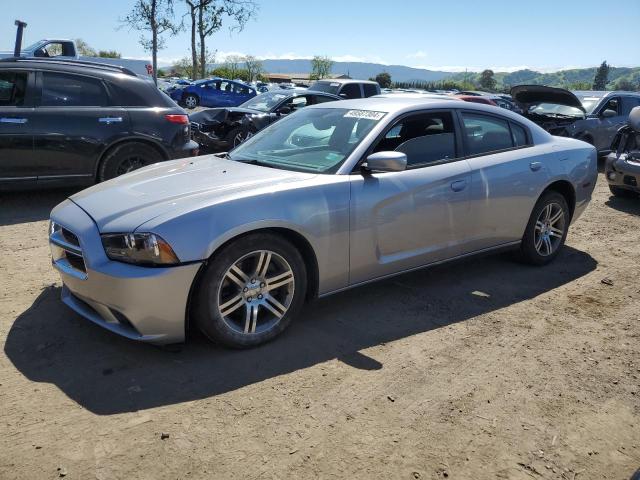 2C3CDXCT4EH189565 - 2014 DODGE CHARGER R/T SILVER photo 1