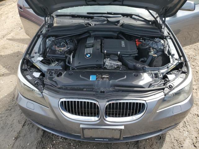 WBANV93518CZ64908 - 2008 BMW 535 XI GRAY photo 11