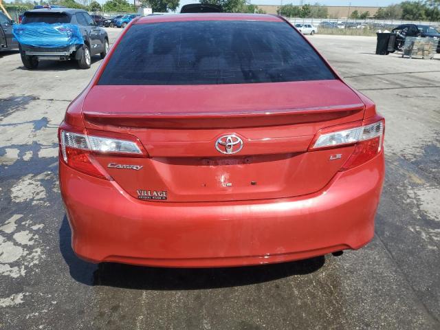 4T4BF1FK4CR203901 - 2012 TOYOTA CAMRY BASE RED photo 6