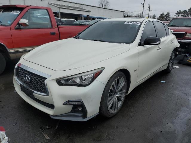 JN1EV7AR7JM435480 - 2018 INFINITI Q50 LUXE WHITE photo 1