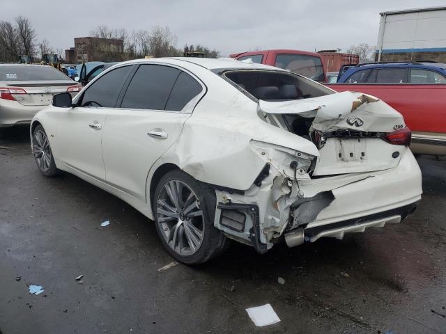 JN1EV7AR7JM435480 - 2018 INFINITI Q50 LUXE WHITE photo 2