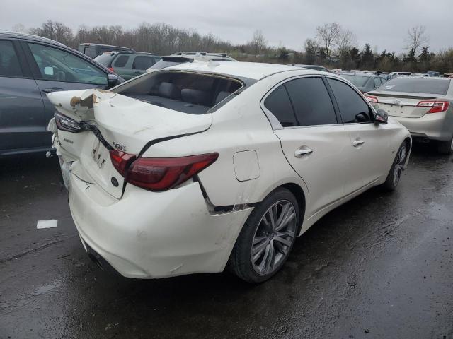 JN1EV7AR7JM435480 - 2018 INFINITI Q50 LUXE WHITE photo 3