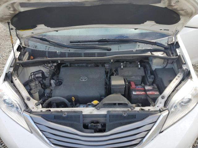 5TDDK3DC3CS035263 - 2012 TOYOTA SIENNA XLE WHITE photo 12