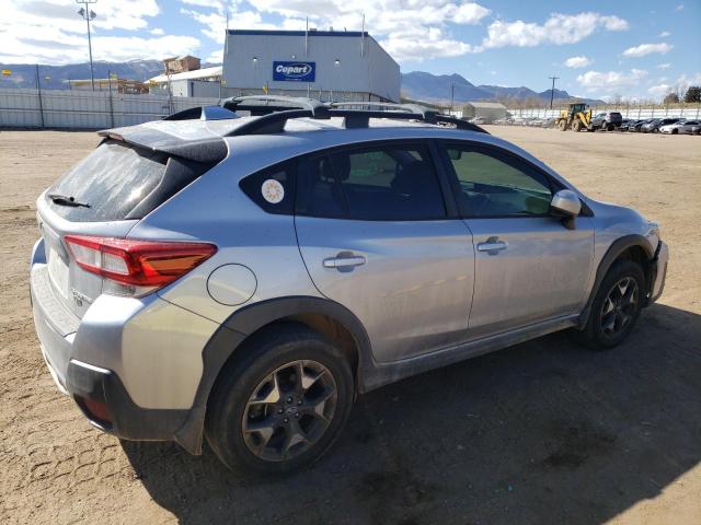 JF2GTAECXKH390545 - 2019 SUBARU CROSSTREK PREMIUM SILVER photo 3