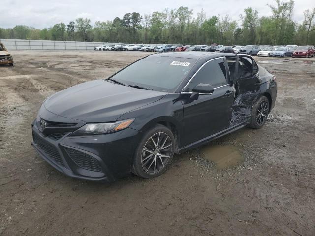 4T1G11AK5MU511733 - 2021 TOYOTA CAMRY SE BLACK photo 1