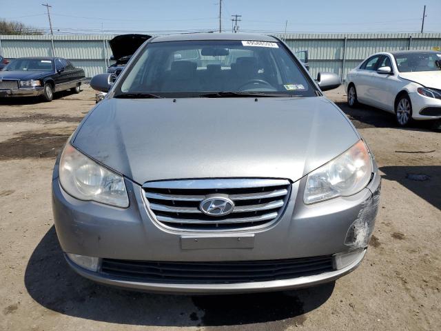 KMHDU4AD1AU137081 - 2010 HYUNDAI ELANTRA BLUE SILVER photo 5