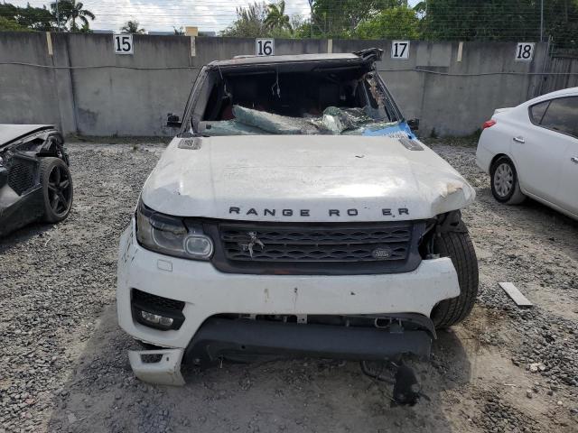 SALWV2TF9EA392915 - 2014 LAND ROVER RANGE ROVE AUTOBIOGRAPHY WHITE photo 5