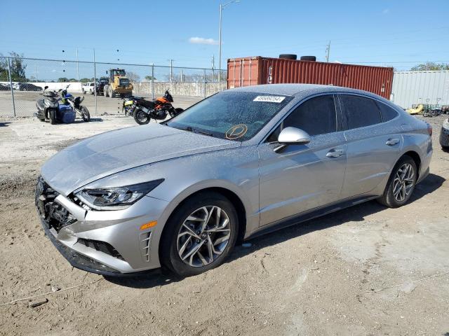 KMHL64JA9MA144037 - 2021 HYUNDAI SONATA SEL SILVER photo 1