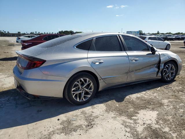 KMHL64JA9MA144037 - 2021 HYUNDAI SONATA SEL SILVER photo 3