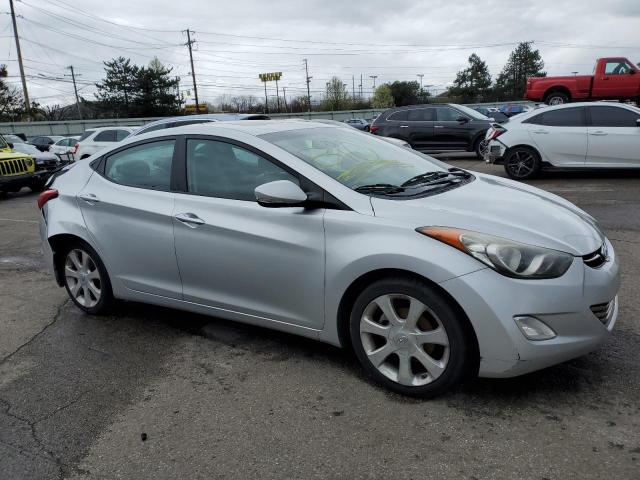 KMHDH4AE4CU254136 - 2012 HYUNDAI ELANTRA GLS SILVER photo 4