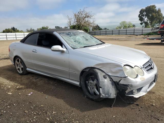 WDBTK75G36T056526 - 2006 MERCEDES-BENZ CLK 500 SILVER photo 4