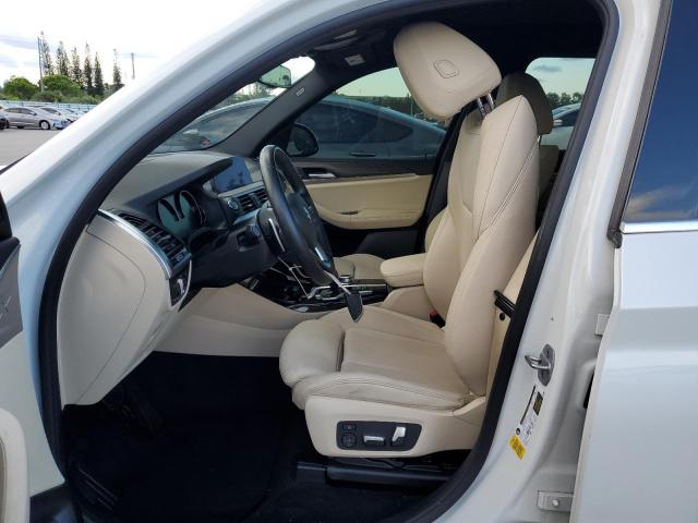 5UXTY3C05M9F41311 - 2021 BMW X3 SDRIVE30I WHITE photo 7