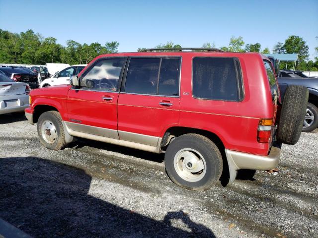 JACDH58W8R7922731 - 1994 ISUZU TROOPER LS RED photo 2