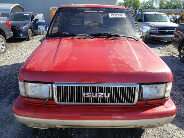 JACDH58W8R7922731 - 1994 ISUZU TROOPER LS RED photo 5