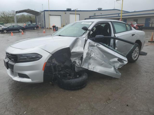 2C3CDXKT3KH600533 - 2019 DODGE CHARGER POLICE SILVER photo 1