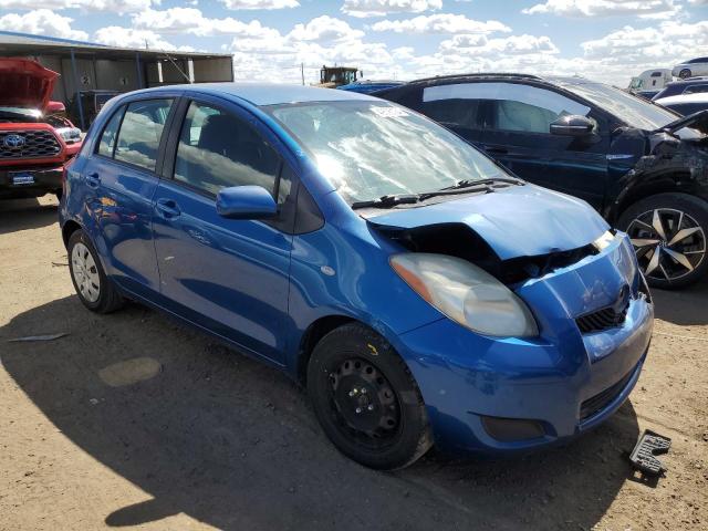 JTDKT903495231031 - 2009 TOYOTA YARIS BLUE photo 4