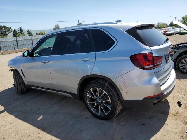 5UXKR0C30H0X81021 - 2017 BMW X5 XDRIVE35I SILVER photo 2