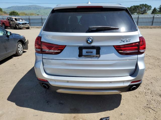 5UXKR0C30H0X81021 - 2017 BMW X5 XDRIVE35I SILVER photo 6