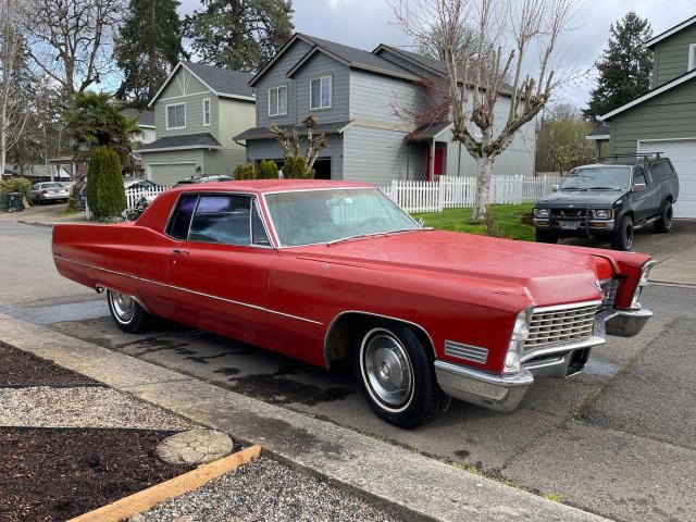 J7192245 - 1967 CADILLAC COUPE DEVI RED photo 1