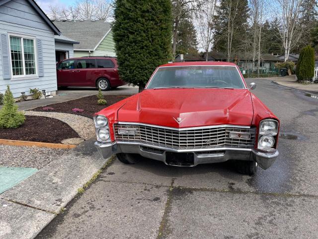 J7192245 - 1967 CADILLAC COUPE DEVI RED photo 9