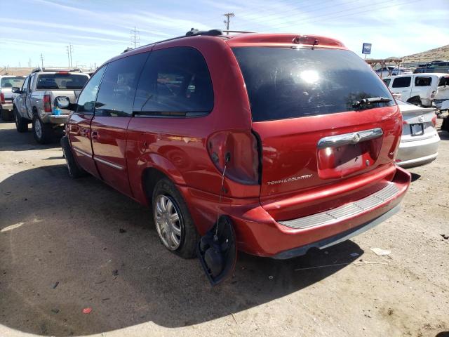 2C4GP54L05R228007 - 2005 CHRYSLER TOWN & COU TOURING ბურგუნდია ფოტო 2