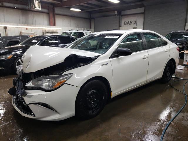 4T1BD1FK7FU150728 - 2015 TOYOTA CAMRY HYBRID WHITE photo 1