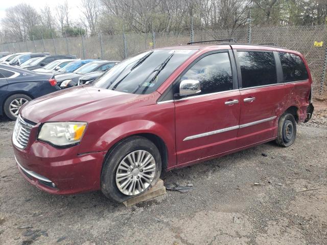 2C4RC1CG6DR722923 - 2013 CHRYSLER TOWN & COU TOURING L BURGUNDY photo 1