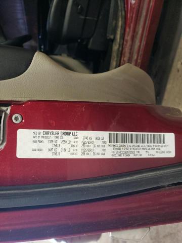 2C4RC1CG6DR722923 - 2013 CHRYSLER TOWN & COU TOURING L BURGUNDY photo 14