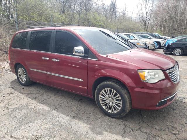 2C4RC1CG6DR722923 - 2013 CHRYSLER TOWN & COU TOURING L BURGUNDY photo 4