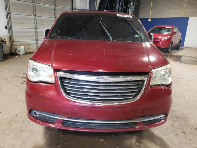 2C4RC1CG6DR722923 - 2013 CHRYSLER TOWN & COU TOURING L BURGUNDY photo 5