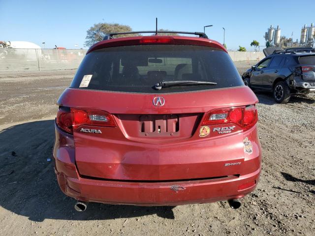 5J8TB185X7A012210 - 2007 ACURA RDX TECHNOLOGY RED photo 6