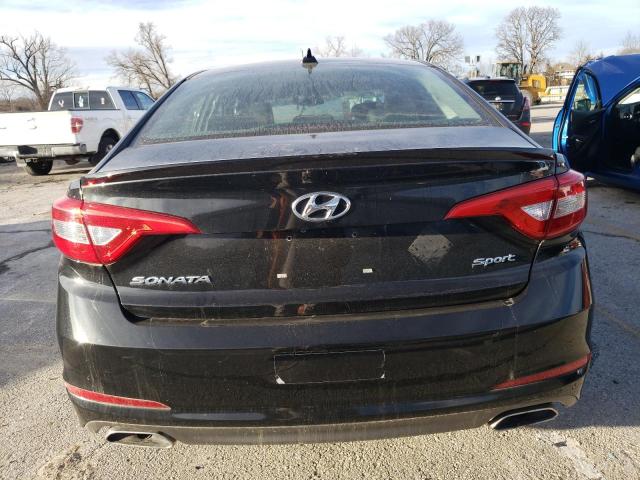 5NPE34AF4HH453883 - 2017 HYUNDAI SONATA SPORT BLACK photo 6