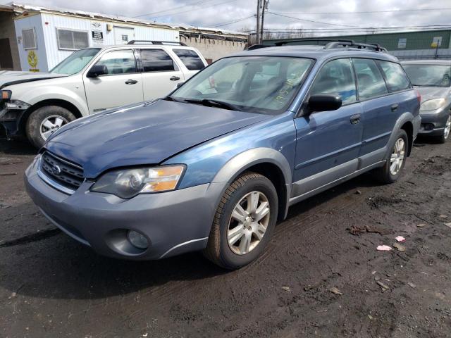 4S4BP61C857320368 - 2005 SUBARU LEGACY OUTBACK 2.5I BLUE photo 1