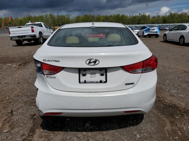 5NPDH4AE5DH154806 - 2013 HYUNDAI ELANTRA GLS WHITE photo 6