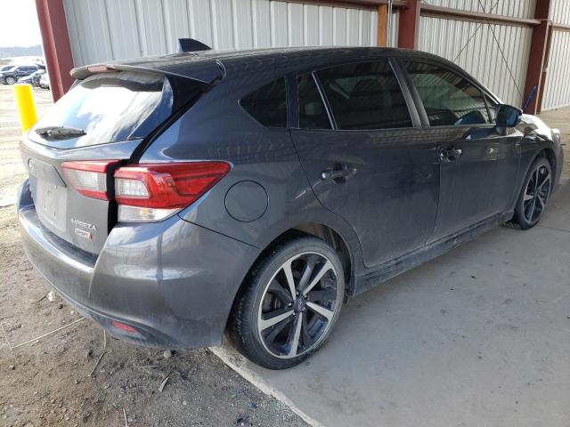 4S3GTAJ6XL1734173 - 2020 SUBARU IMPREZA SPORT GRAY photo 3