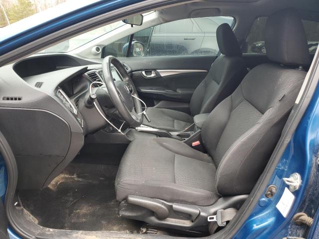 2HGFB2F55FH021239 - 2015 HONDA CIVIC LX BLUE photo 7