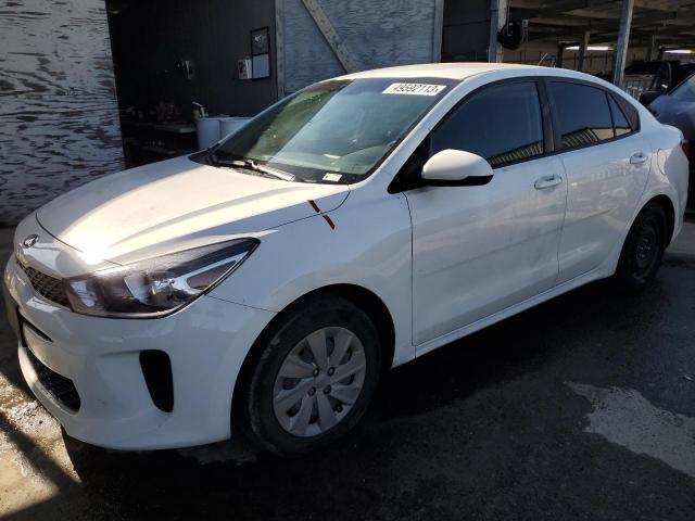 3KPA24AB1KE201177 - 2019 KIA RIO S WHITE photo 1