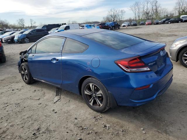 2HGFG3B83EH525830 - 2014 HONDA CIVIC EX BLUE photo 2