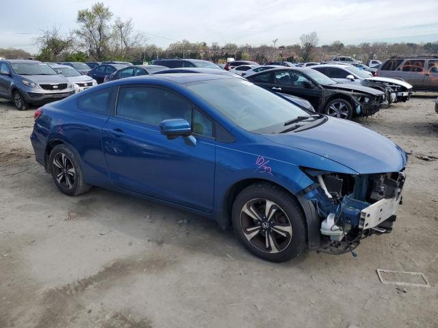 2HGFG3B83EH525830 - 2014 HONDA CIVIC EX BLUE photo 4