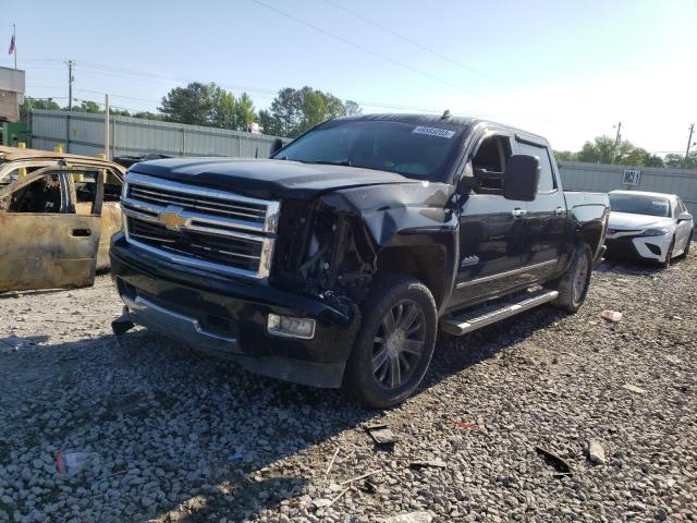 3GCUKTEJ1EG387854 - 2014 CHEVROLET SILVERADO K1500 HIGH COUNTRY BLACK photo 1